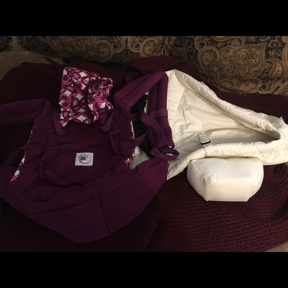 Ergo baby carrier with insert